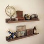 Hanah Home Raf333 Estantería de Pared de Madera Maciza